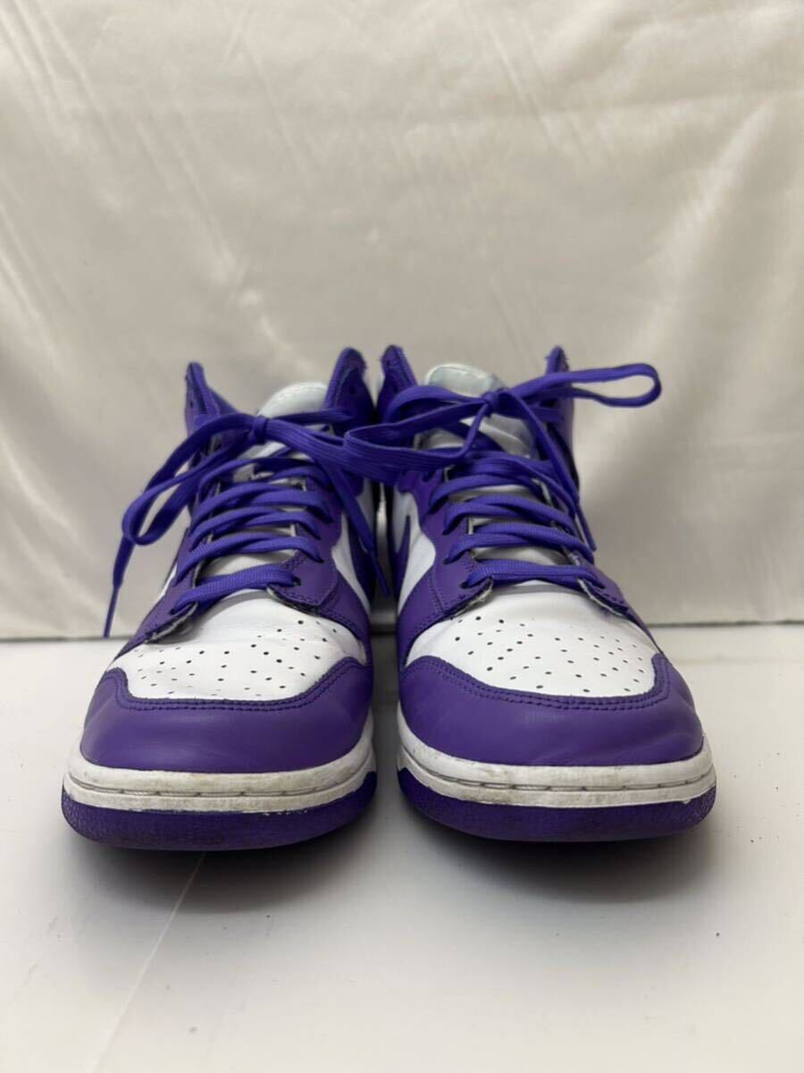 20240322【NIKE】ナイキ WMNS DUNK HIGH ナイキ ウィメンズ ダンクハイ dd1869-112 ハイカットスニーカー 27.5cm パープル ダンク_画像2