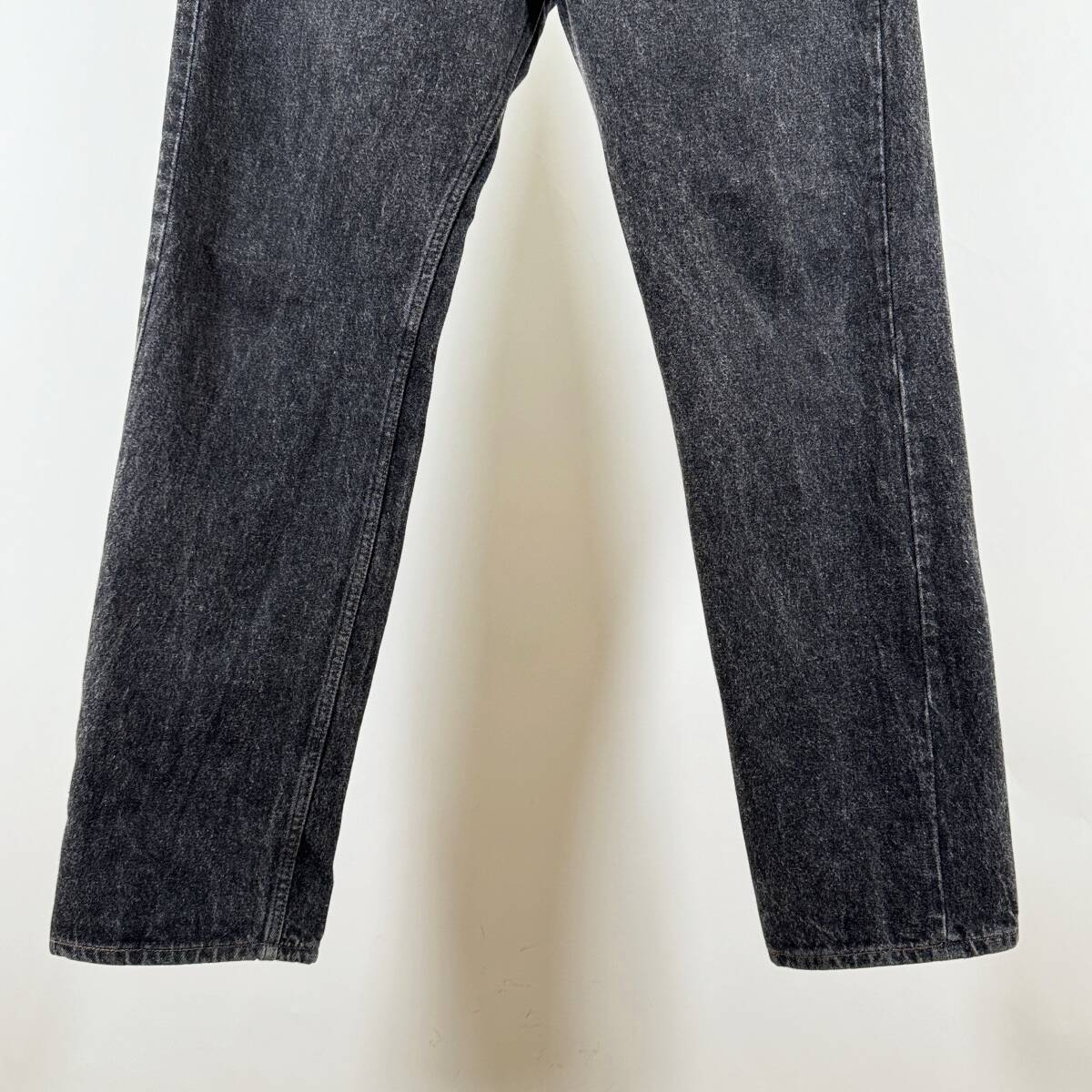 希少《 Good Condition / W36 》80s 美品【 Levi's 501-0658 先染め ブラック 黒 デニム ビンテージ アメリカ製 】_画像8