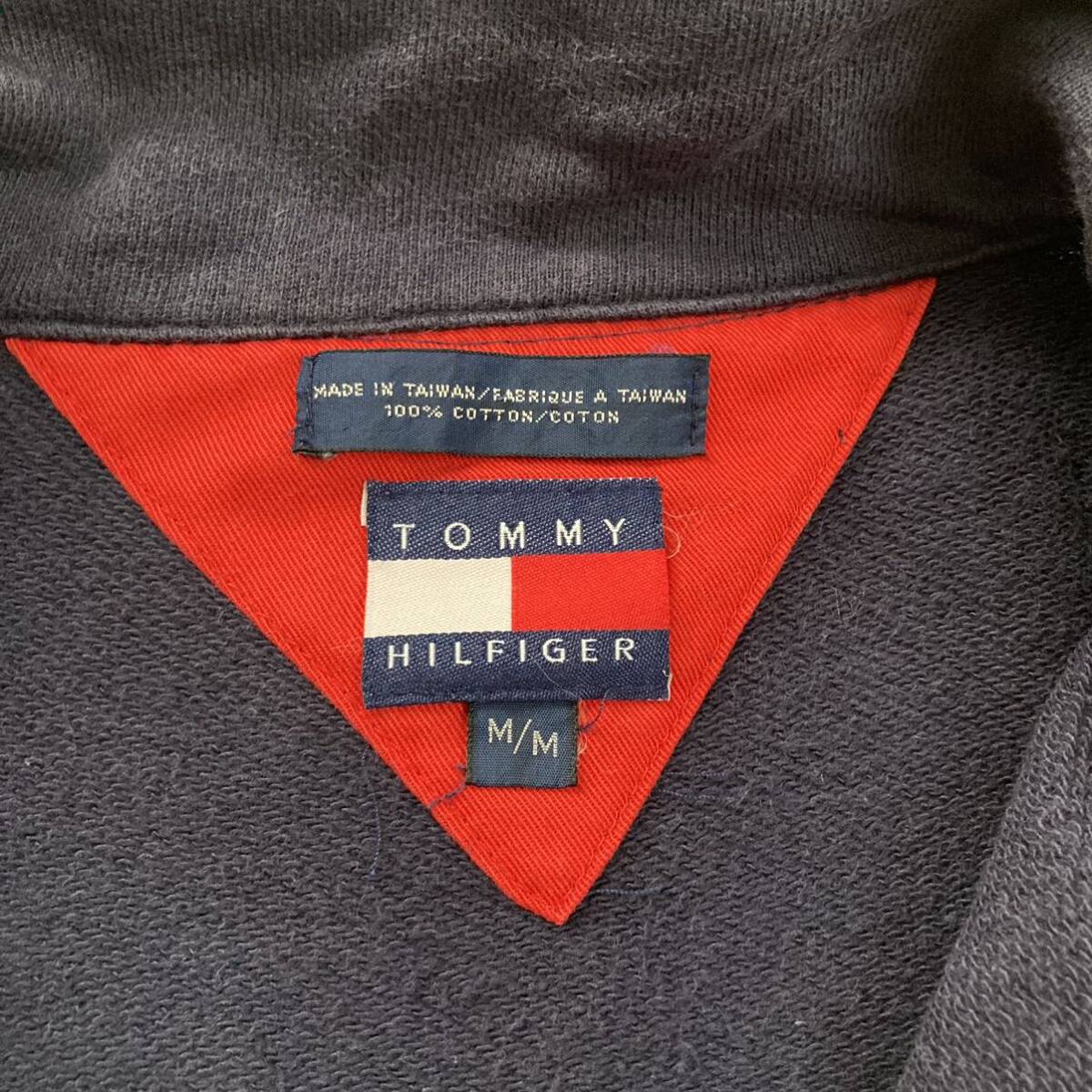 TOMMY HILFIGER SAILING GEAR ハーフジップスウェット トミーヒルフィガー 90s プルオーバー_画像3