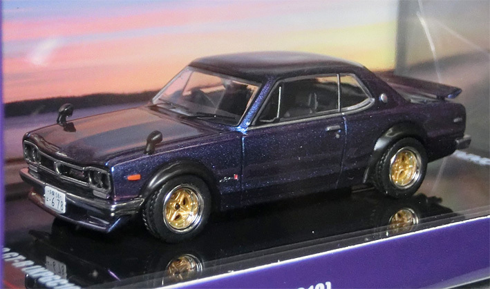 1/64スケール　日産スカイライン2000GT-R [KPGC10]（ミッドナイトパープル2）　* INNO MODEKS製　*品番IN64-KPGC10-MPII　　*04_画像2