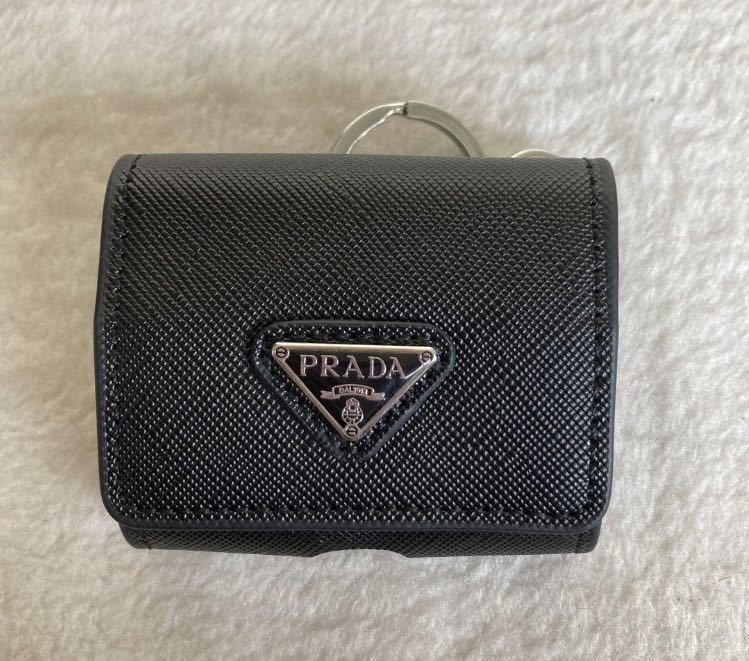 未使用 プラダ　AirPods Pro case ロゴプレート PRADA イヤホンケース_画像1