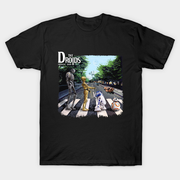 【Tシャツ】 『DROIDS』 STAR WARS スターウォーズ アビーロード 映画 ブラック S／M／L／XLの画像2