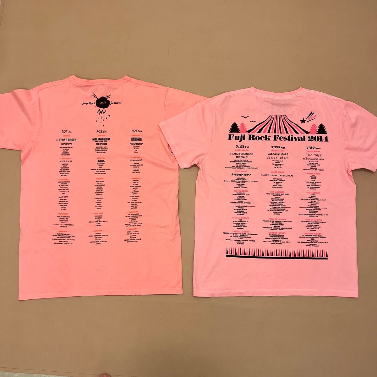 未使用品】フジロック オフィシャル Tシャツ 7着セット|Yahoo 未使用品】フジロック オフィシャル Tシャツ 7着セット|Yahoo