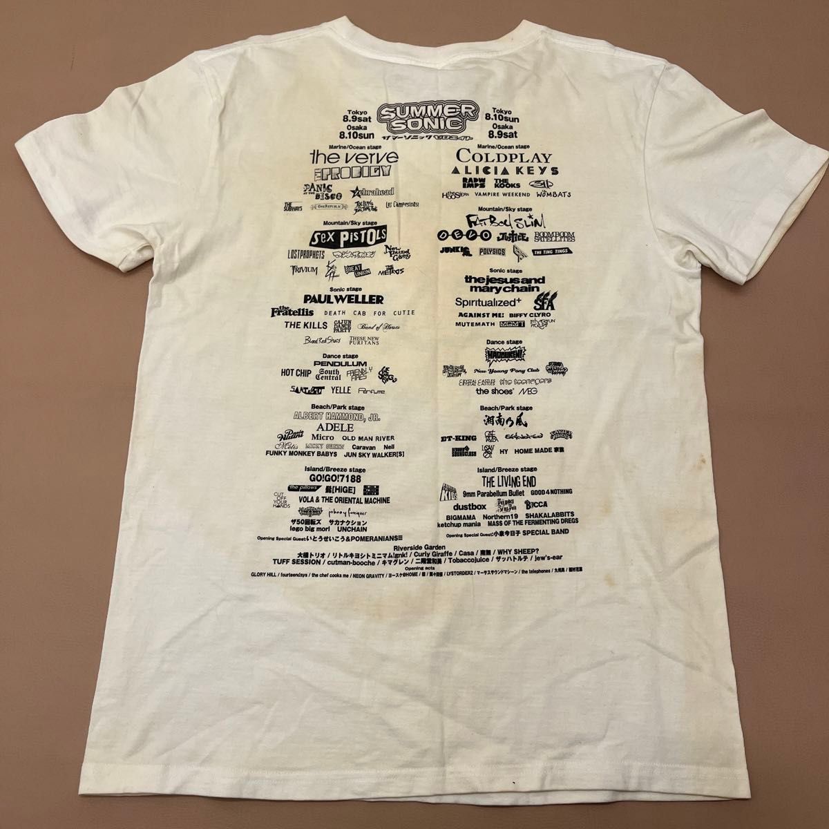 未使用品】サマーソニック オフィシャル Tシャツ 5着セット 未使用品】サマーソニック オフィシャル Tシャツ 5着セット
