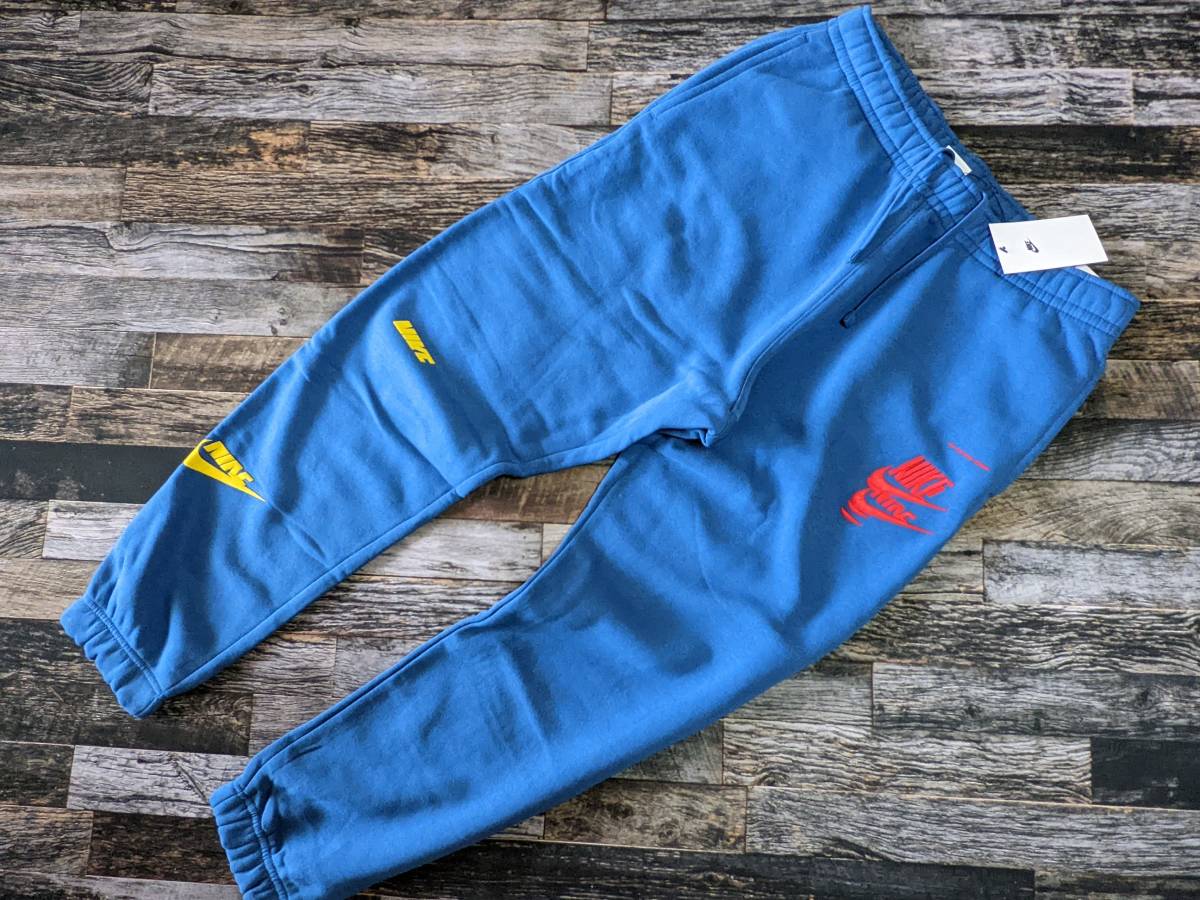 残少 XXL ナイキ 全面ロゴ フリース クルー ジョガーパンツ 上下 残少 XXL ナイキ 全面ロゴ フリース クルー ジョガーパンツ 上下