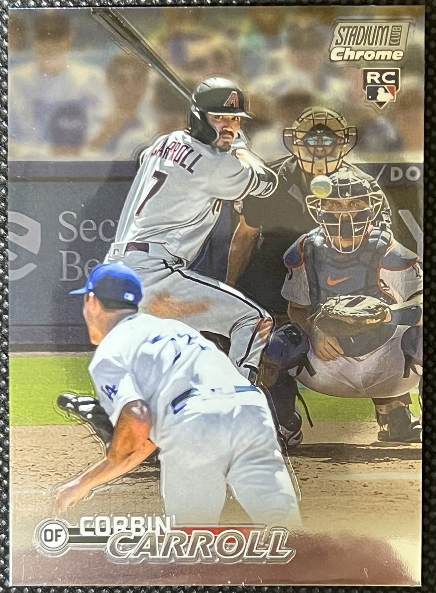 CORBIN CARROLL【Chrome】TOPPS STADIUM CLUB 2023【RC】ARIZONA DIAMONDBACKS_画像1