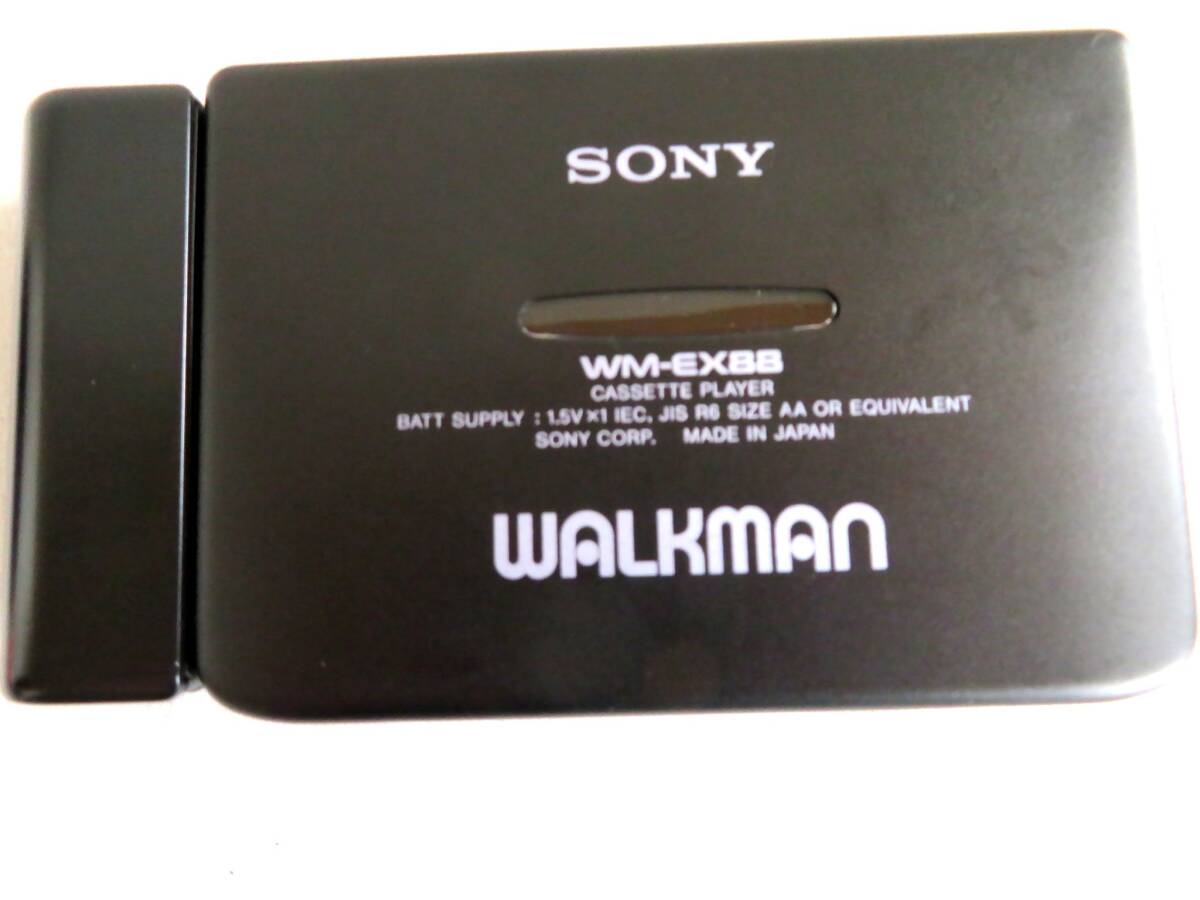 ●【ト足】SONY WALKMAN WM-EX88 ポータブルカセットプレイヤー 黒 ブラック ソニー CA081ZZG77_画像6