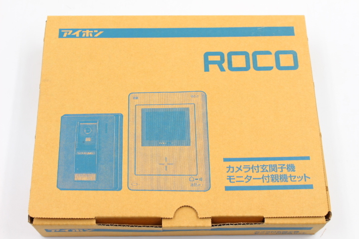 ☆【ト足】アイホン ROCO JL-12 モニター付親機 カメラ付玄関子機 箱 取扱説明書あり CBZ01ZZH71_画像5