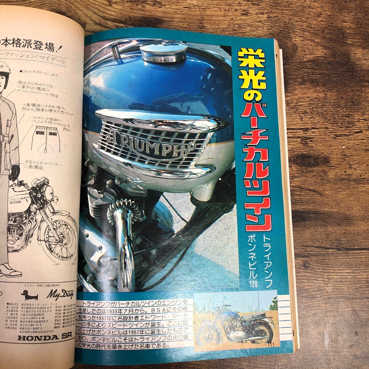 【バイク雑誌　1975.12発行】モーターサイクリスト　1970年代バイク雑誌_画像6