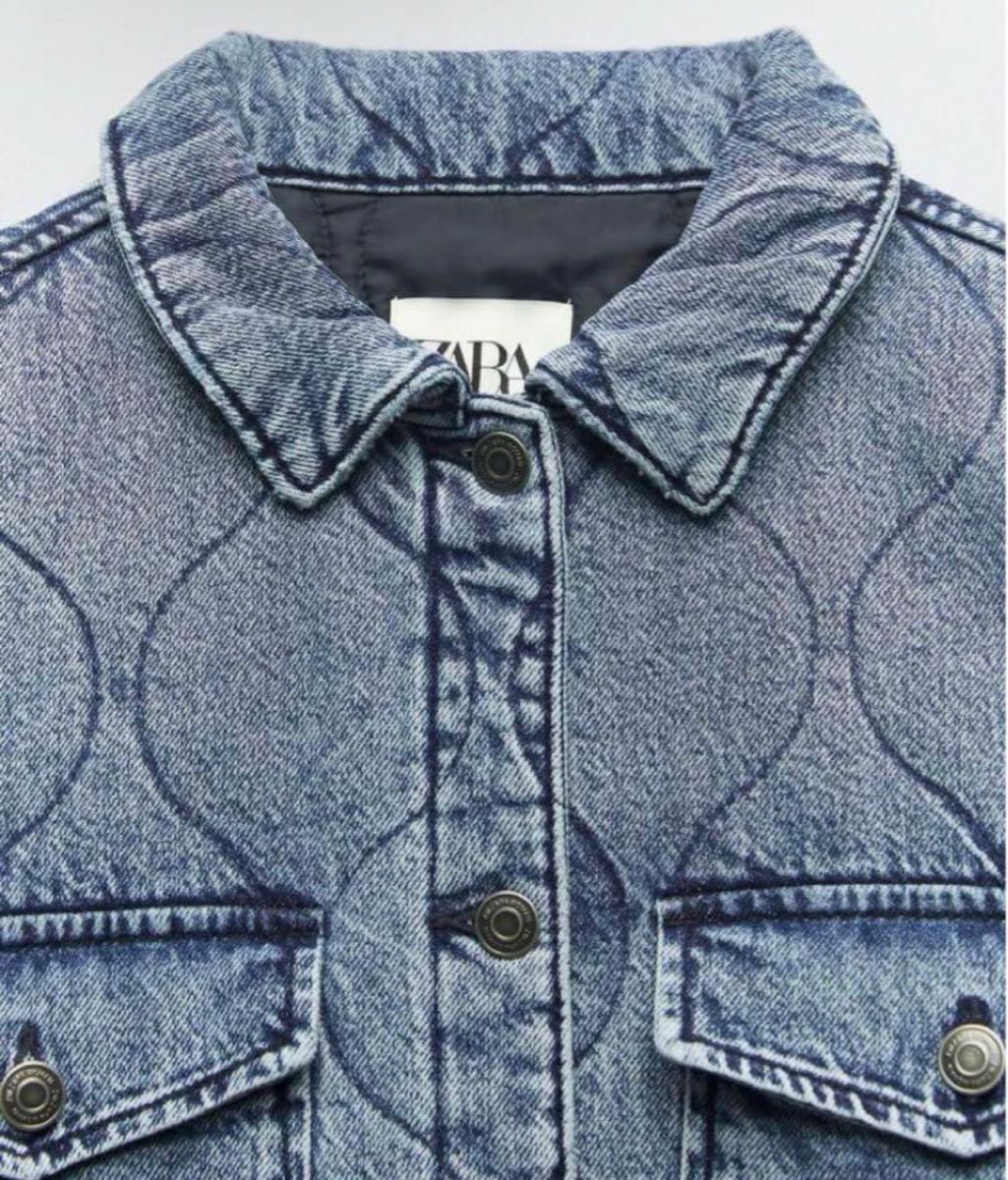 新品タグ付き ZARA キルティング デニム ジャケット S|Yahoo 新品タグ付き ZARA キルティング デニム ジャケット S|Yahoo