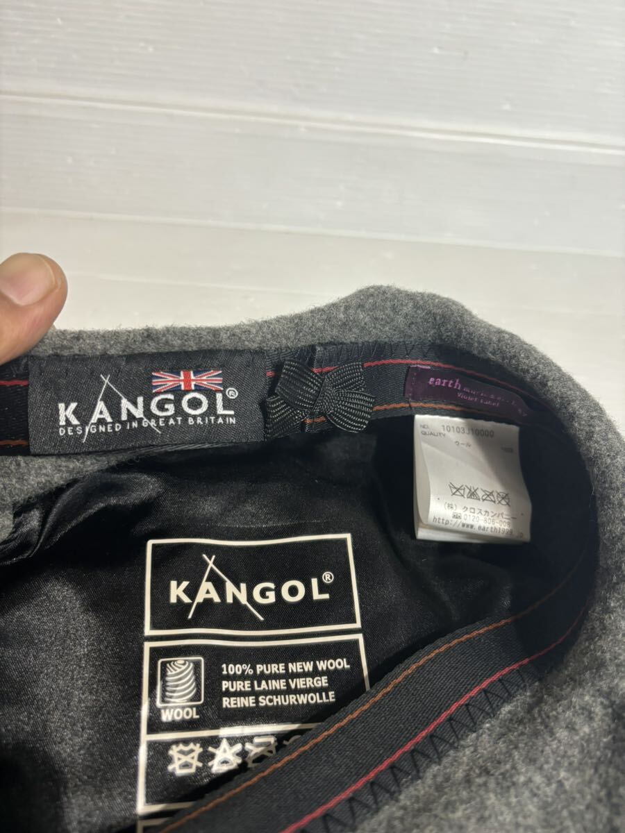 KANGOL カンゴール　× earth music & ecology アースミュージックアンドエコロジー　ウールフェルト　ベレー帽　ベレーキャップ　帽子_画像8