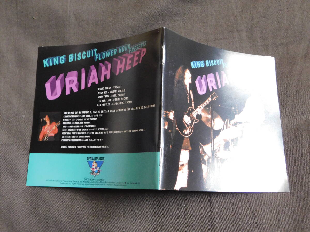 URIAH HEEP/ユーライア・ヒープ　　キング・ビスケット・ライブ　　　1974年　　SRCS 8397 　1997年発売_画像4