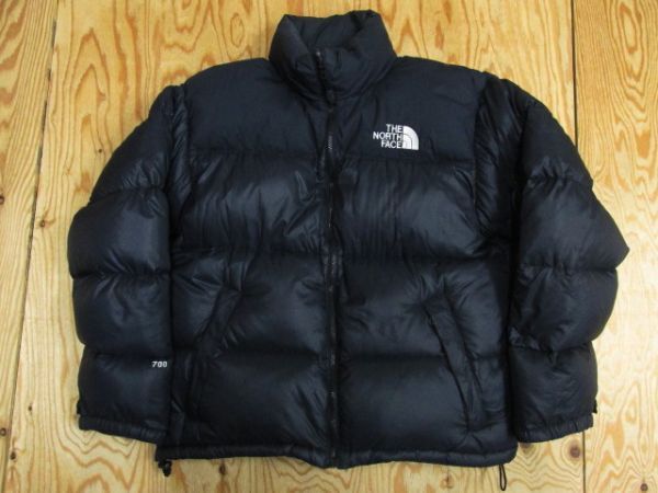 ★ノースフェイス NORTHFACE★ヌプシダウンジャケット ブラック メンズ Mサイズ 700FP★R60317041A_画像2