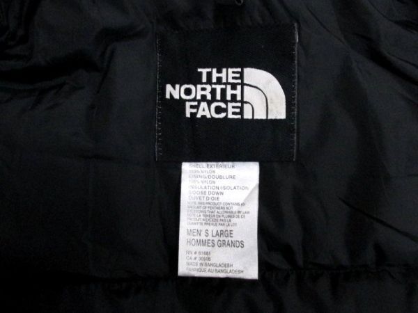 ★ノースフェイス NORTHFACE★ヌプシダウンジャケット レッド×ブラック メンズ Lサイズ 700FP★R60317040A_画像5