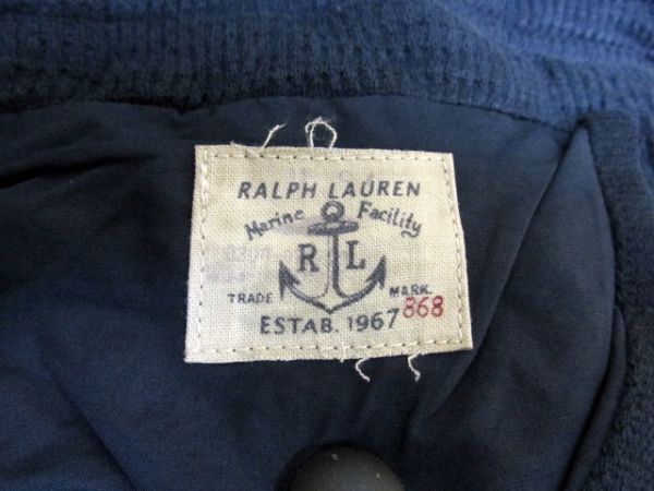 ★ラルフローレン RalphLauren★メンズ 裏サーマル生地 キルティングジップベスト★R60303018A_画像7