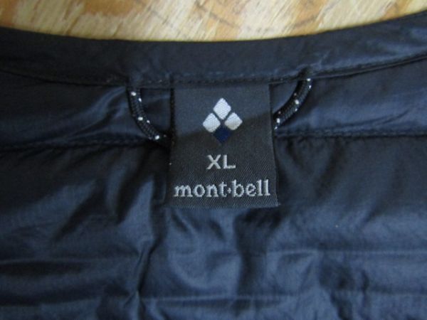 ★モンベル Montbell★メンズ スペリオダウンVネックベスト ブラック 1101577★R60331026Aの画像5