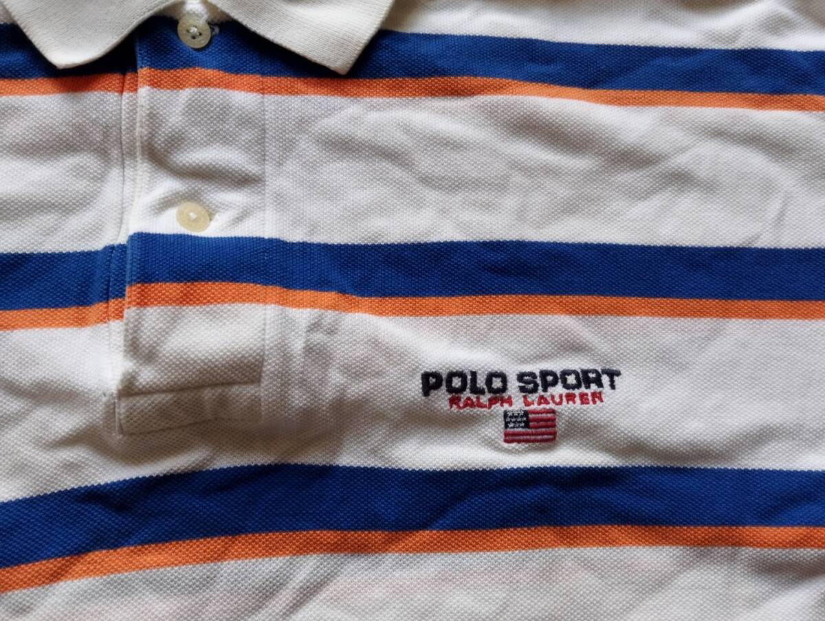 ラルフローレン　ポロスポーツ Polo Sport　ポロシャツL　９０’ｓ_画像3