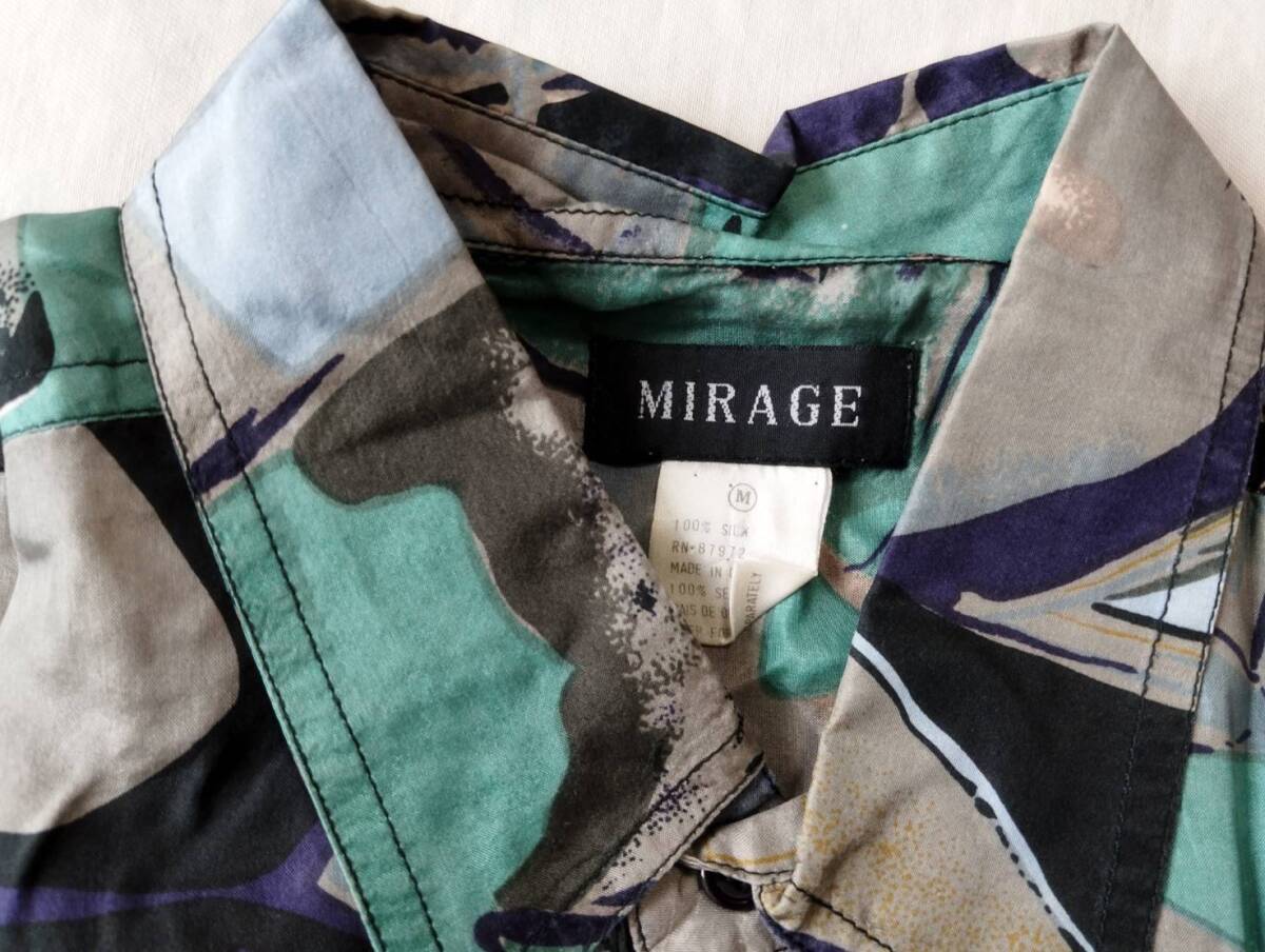 デザイン　シルクシャツ Mirage M_画像3
