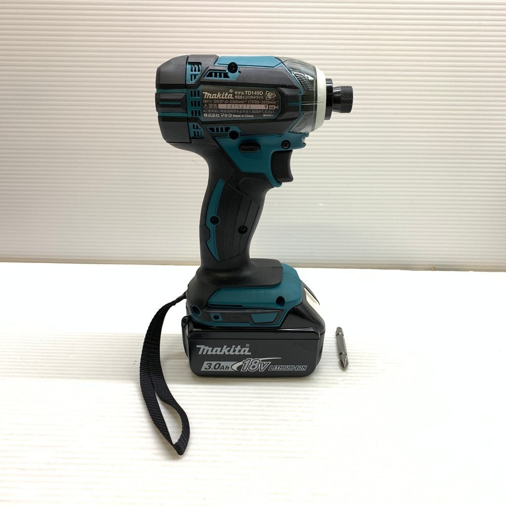 MIN 【未使用品】 makita マキタ 充電式 インパクトドライバ ID149DRFX 18V〈102-240324-AB-1-MIN〉_画像10