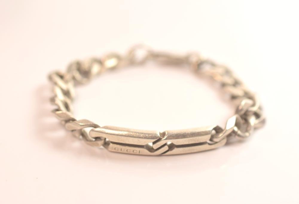 【感謝価格】 SV925 ノットブレスレット グッチ GUCCI ICH【中古品】 23.9g 〈207-240304-ss1-ICH〉 サイズ17 ブレスレット