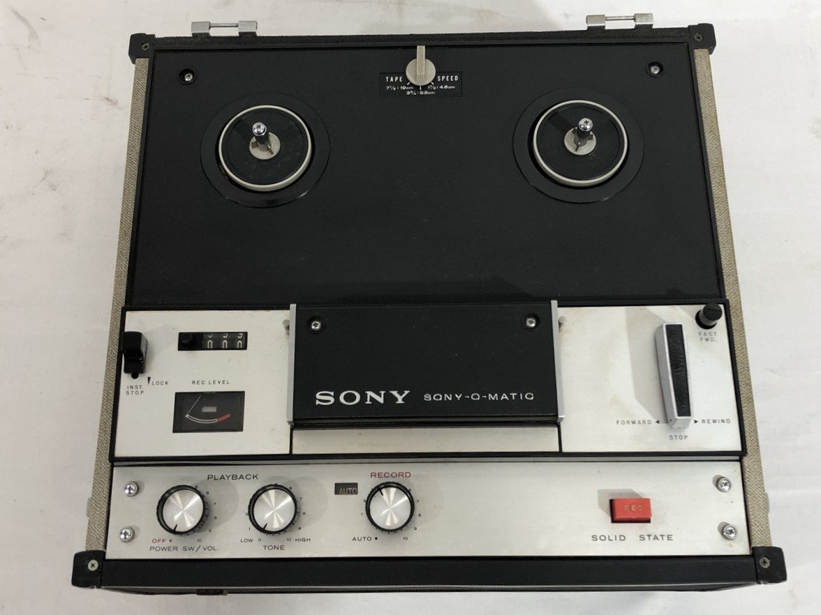 H【ジャンク品】 ソニー SONY TC-357A テープレコーダー オープンリールデッキ レトロ 〈97-240324-SS-5-HOU〉_画像1