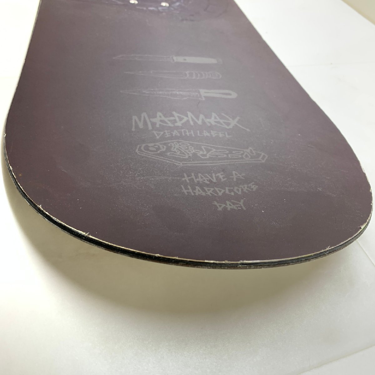 MIN【中古品】 MSMS DEATH LABEL MADMAX スノーボード 150㎝ キズ大 使用感あり 〈117-240305-MK-9-MIN〉の画像8