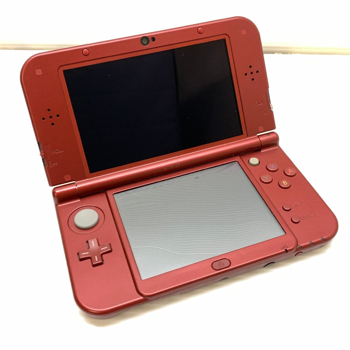 MIN【現状渡し品】 MSMG Nintendo ニンテンドー New 3DS LL 本体のみ メタリックレッド RED-001 RED-S-JPN-C0 〈36-240330-CN-13-MIN〉_画像3