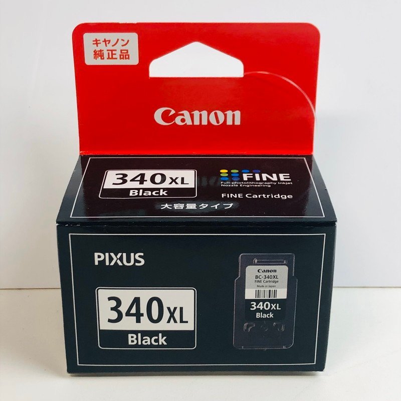 ICH【未使用品】 未使用 CANON キャノン インク 340 XL ブラック 純正品 ※期限2025.11 〈88-240305-aa7-ICH〉_画像1