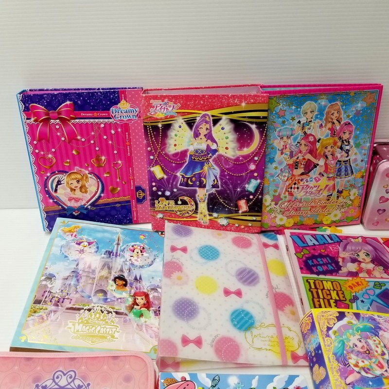 IZU【現状渡し品】 アイカツ ラブベリー ディズニー 他 カードケース ファイル いろいろ まとめ売り 〈081-240321-KM-23-IZU〉_画像2