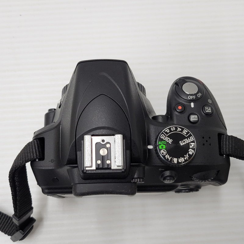 IZU【中古品】 Nikon ニコン デジタル一眼レフカメラ D3300 ダブルズームキット ブラック 〈094-240323-AS-04-IZU〉_画像5