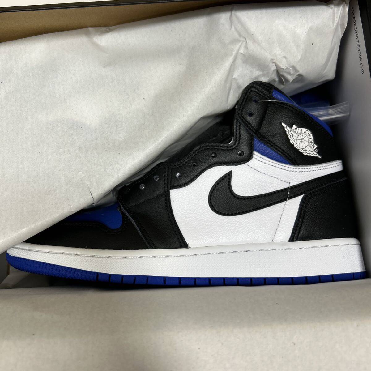 レア SNKRS当選品 25センチ 新品 Nike Air Jordan 1 Retro High OG GS Royal Toe 2020 ナイキ エアジョーダン 1 レトロ ハイ ロイヤル トゥ