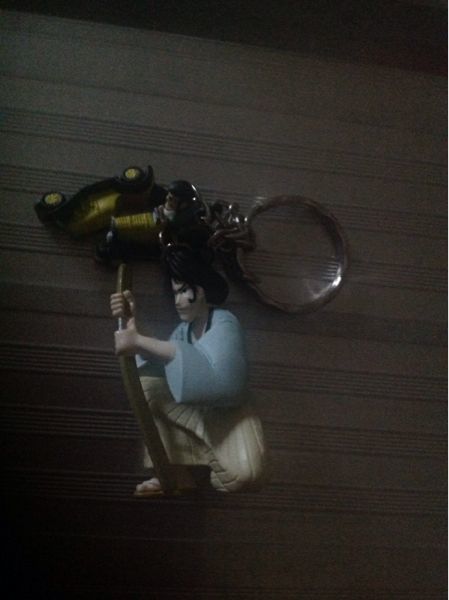  Lupin III, мини фигурка, Ishikawa Goemon, брелок для ключа 