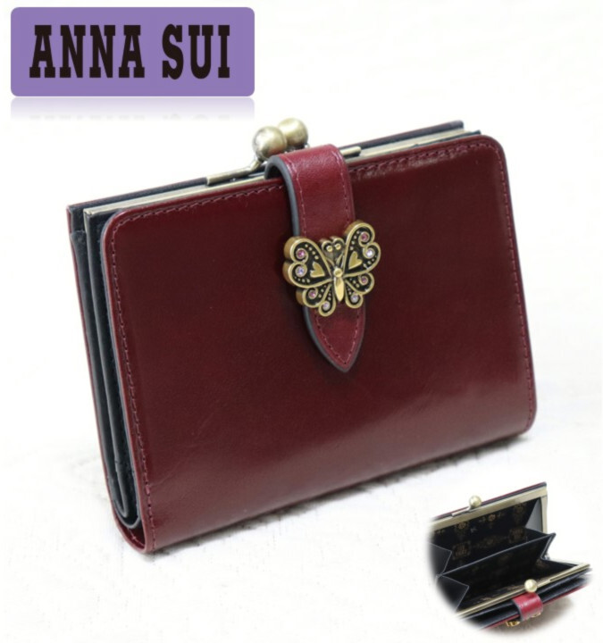 新品タグ付き【ANNA SUI アナスイ】ロジェ 二つ折り財布 v4709