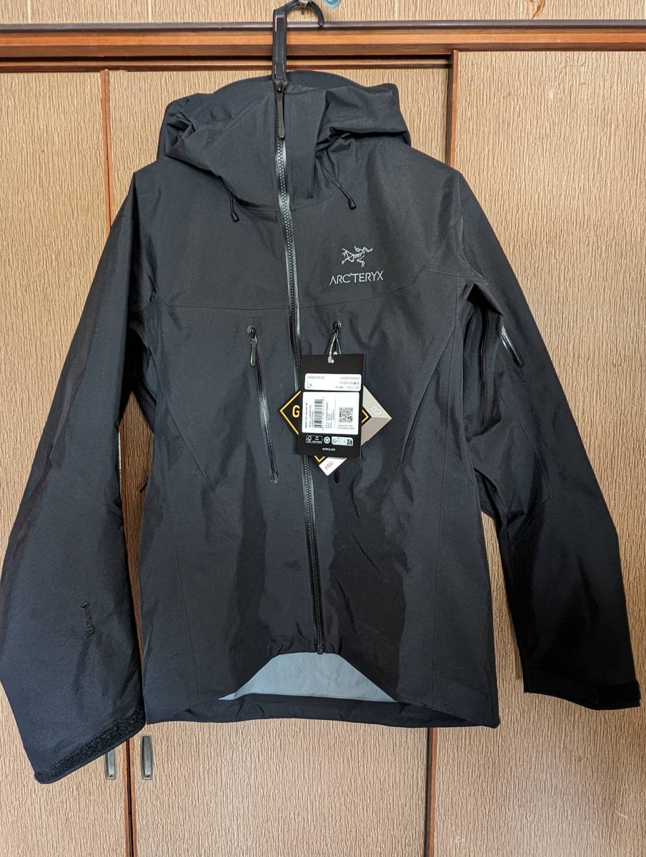 新品未使用ARC’TERYX Alpha SV JACKET アークテリクス アルファ SV ジャケット ブラック サイズS　保証証（BIRD AID・バードエイド）付属