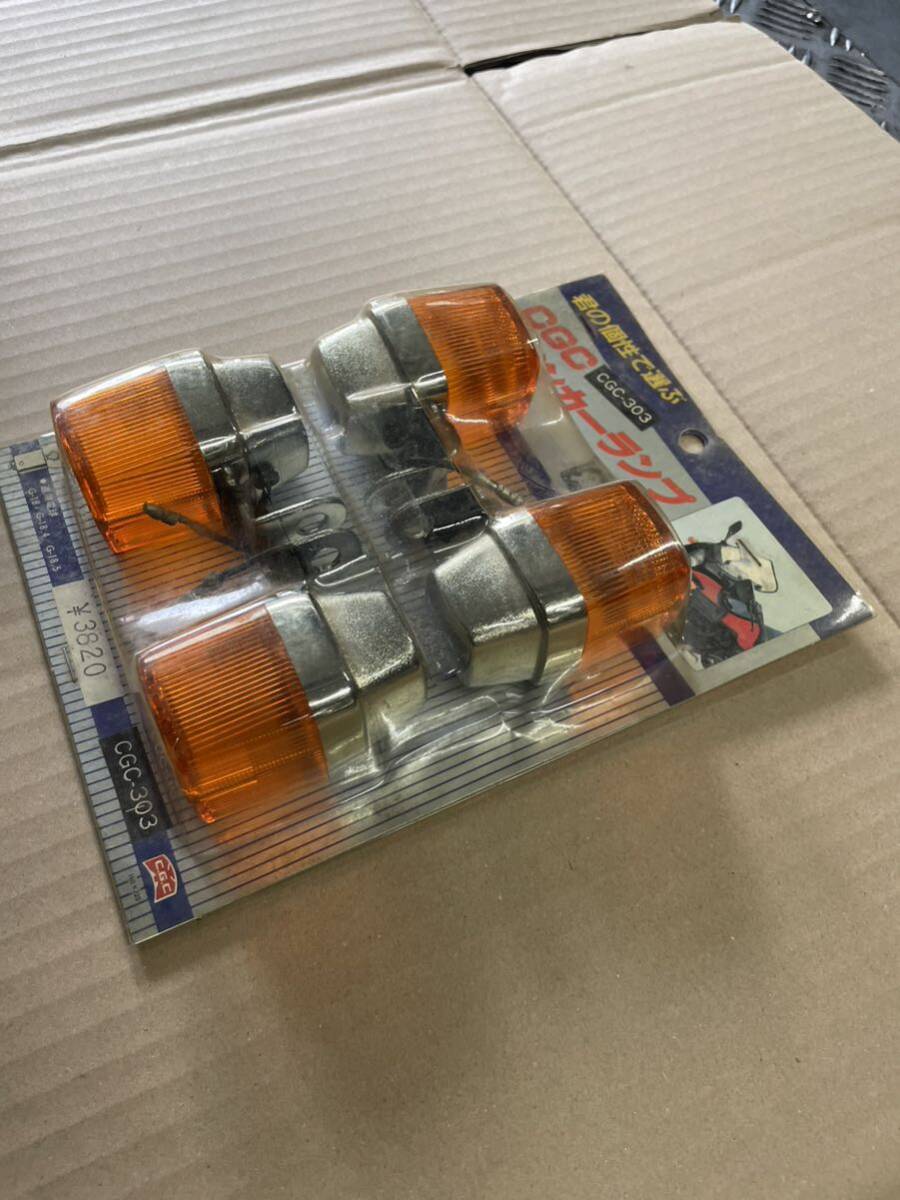 CGC ウインカー 角ウインカー ヨーロピウインカー 新品未使用 キジマ イノウエ BEET GS400 GT380 GSX400E RG250 FX400 Z2 Z1の画像3