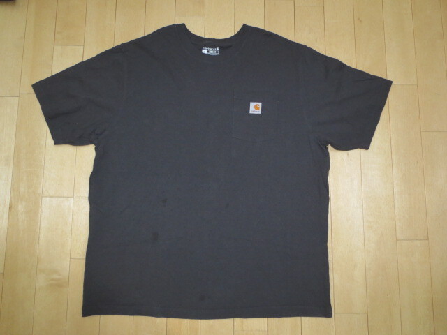 ☆カーハート☆carhartt☆Tシャツ☆XLサイズ☆黒色_画像1