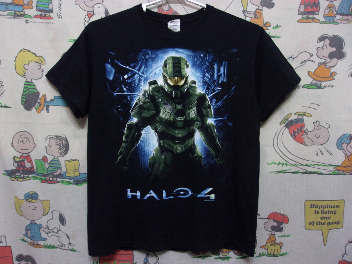 HALO 4 Tシャツ L ヘイロー4 ヘイローフォー トップス 古着 Microsoft マイクロソフト 343 Industries Xbox 360 GAMEゲームグッズ_画像1