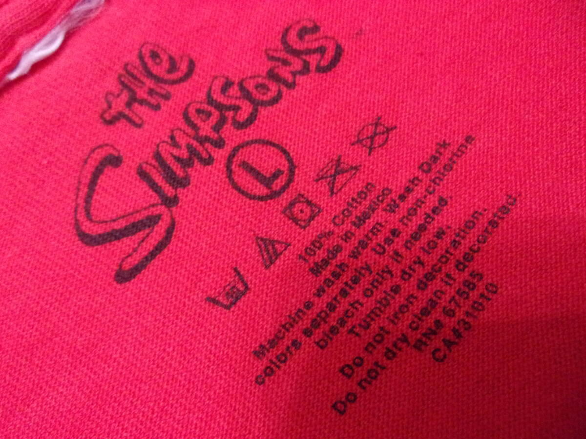 The Simpsons Tシャツ L 2010年 FOX ザ・シンプソンズ トップス 古着 アメコミ アメリカンコミック コメディ MOVIE ムービー グッズの画像7