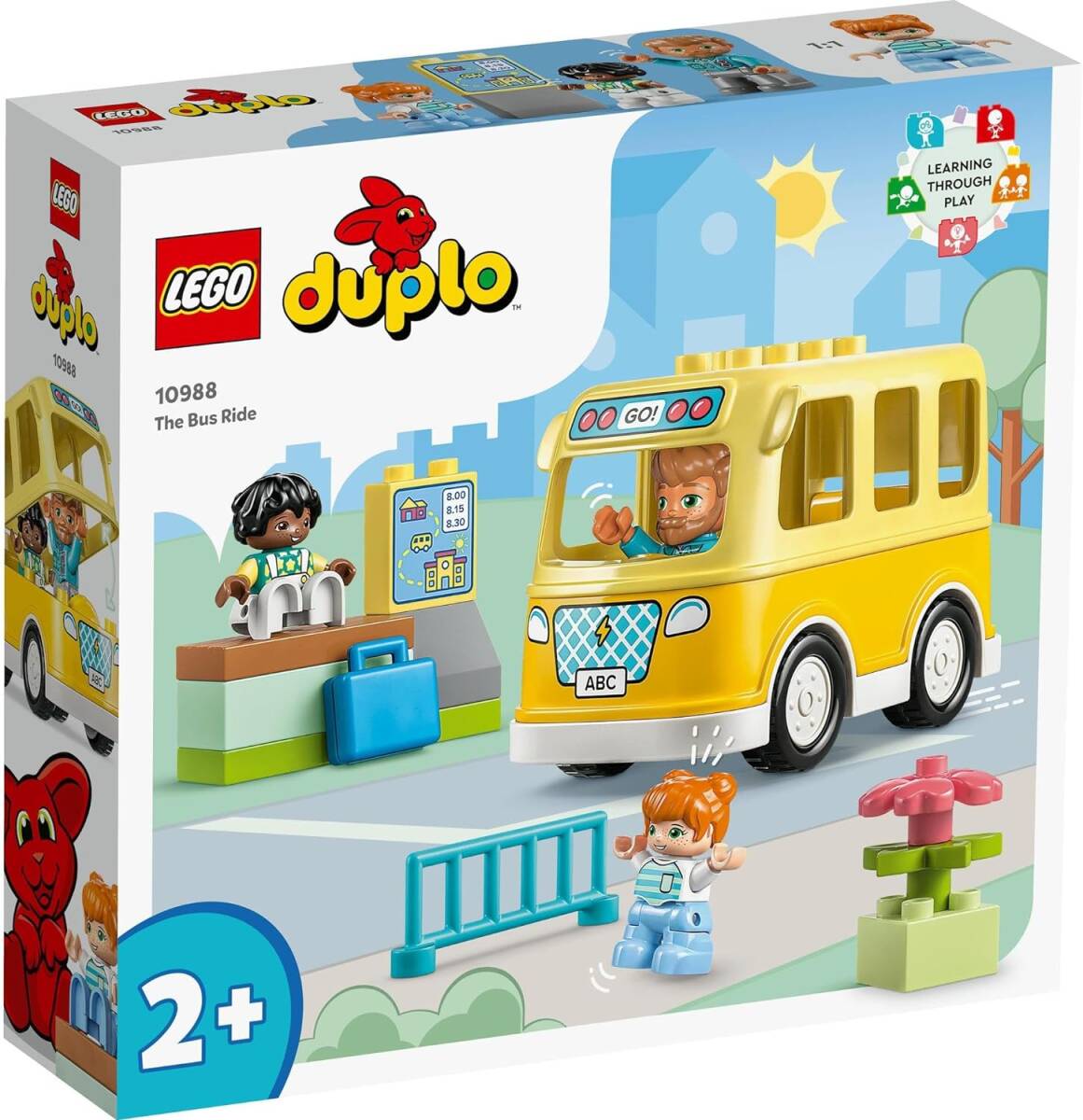  Duplo. .. school bus Lego (LEGO) Duplo Duplo. .. school bus 10988 toy block present 