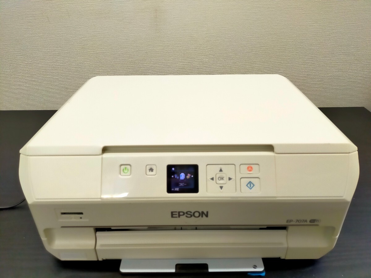 1円〜☆ EPSON エプソン インクジェットプリンター EP-707A_画像1