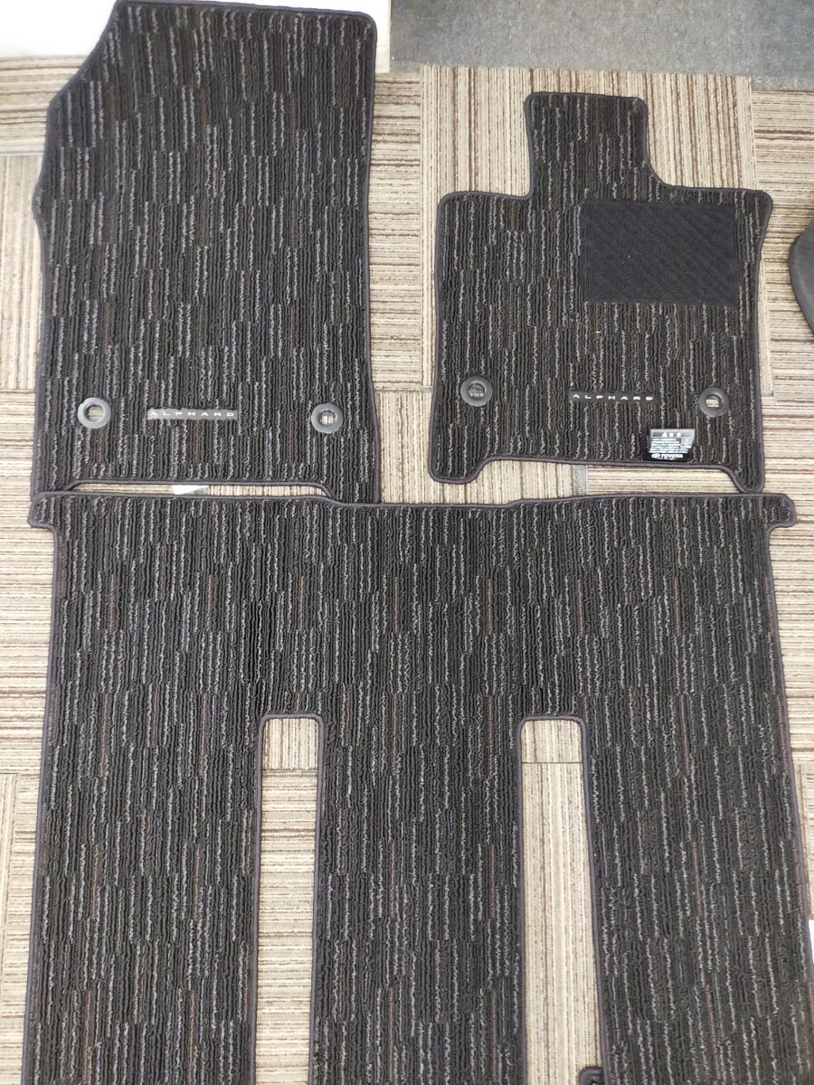 1 jpy ~* new goods unused * 40 Alphard original floor mat floor mat 7 number of seats for complete set set 