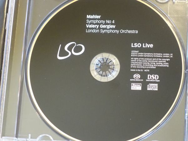 【SACD】 マーラー 交響曲 第4番 ／ ゲルギエフ（指揮）／ ロンドン交響楽団 ／ ローラ・クレイコム（S）   LSO 0662の画像5