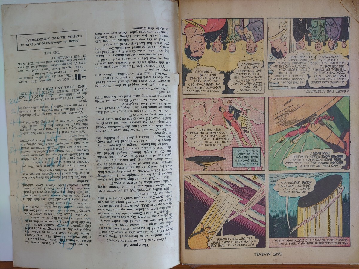 Captain Marvel #145 キャプテンマーベル アメコミ 1953年 Shazam シャザム Golden Age Pre-Code Comic の画像4