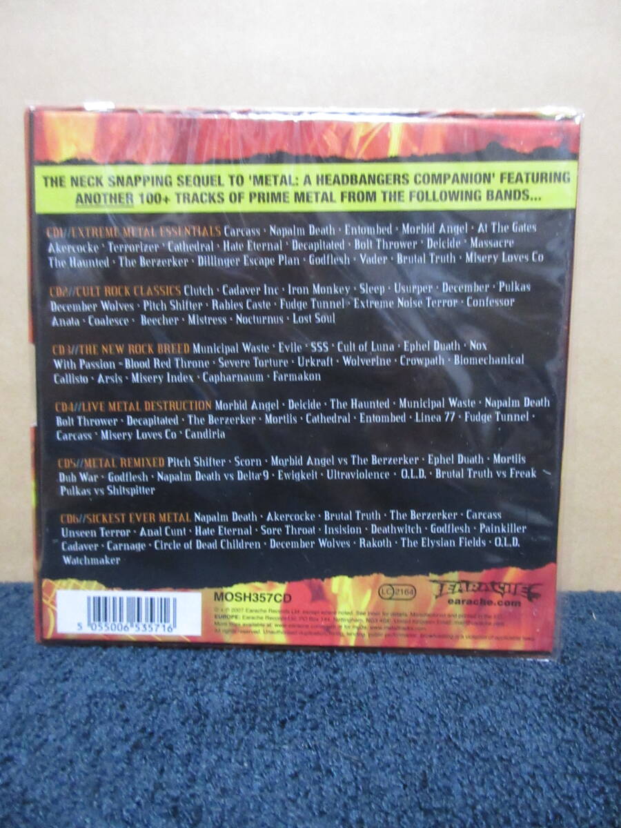 未開封 Metal II: A Headbanger's Companion Vol.2 イヤーエイク Earache Various Artists_画像2