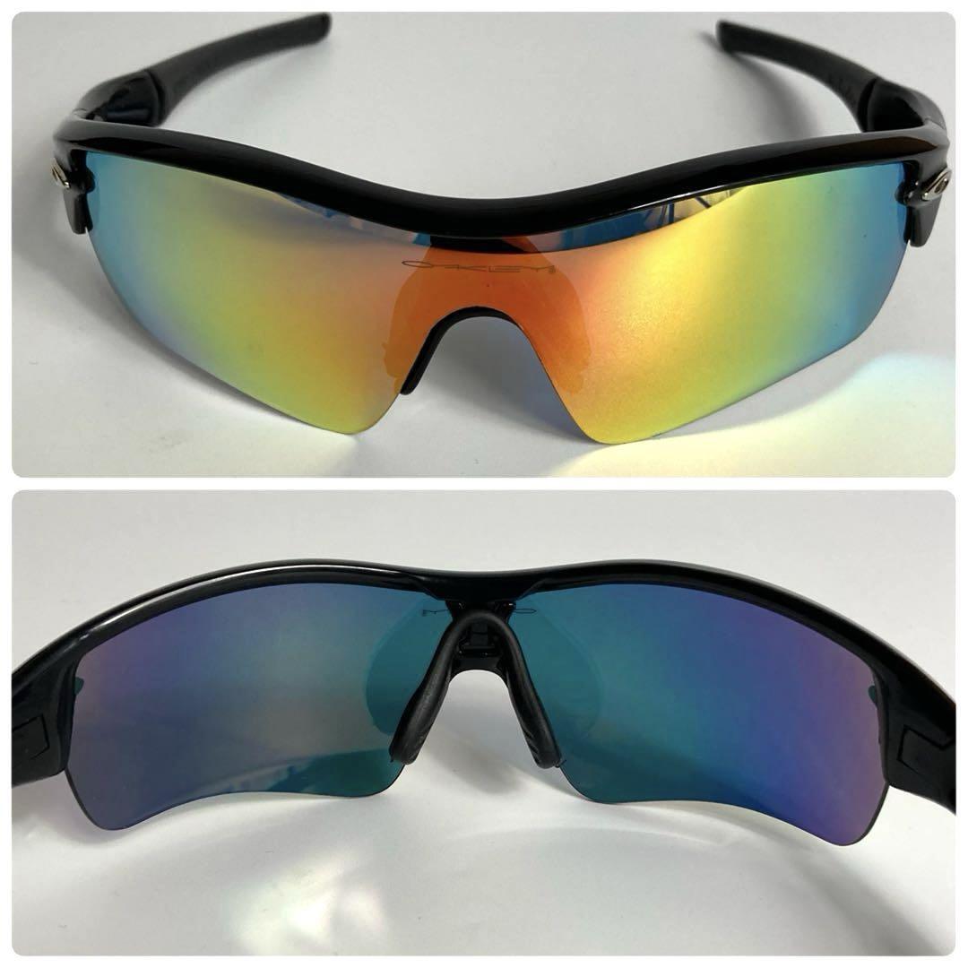 【美品】オークリー レーダーロック パス OAKLEY RADAR LOCK PATH サングラス 替えレンズ4枚 スポーツ ロードバイク ゴルフの画像4