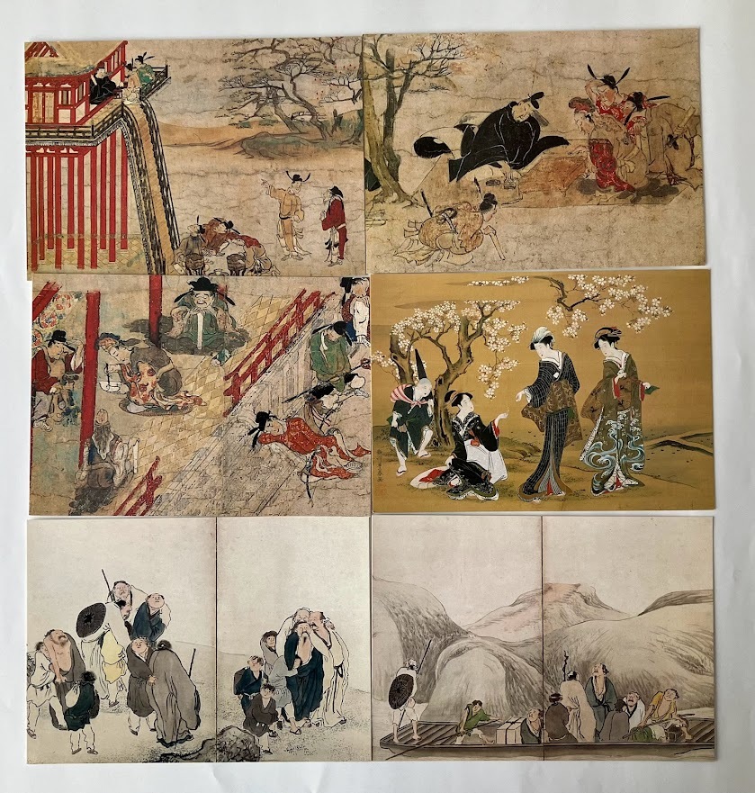 ■ボストン美術館所蔵　日本絵画名品展　絵はがき　計１２枚　1983年 _画像1