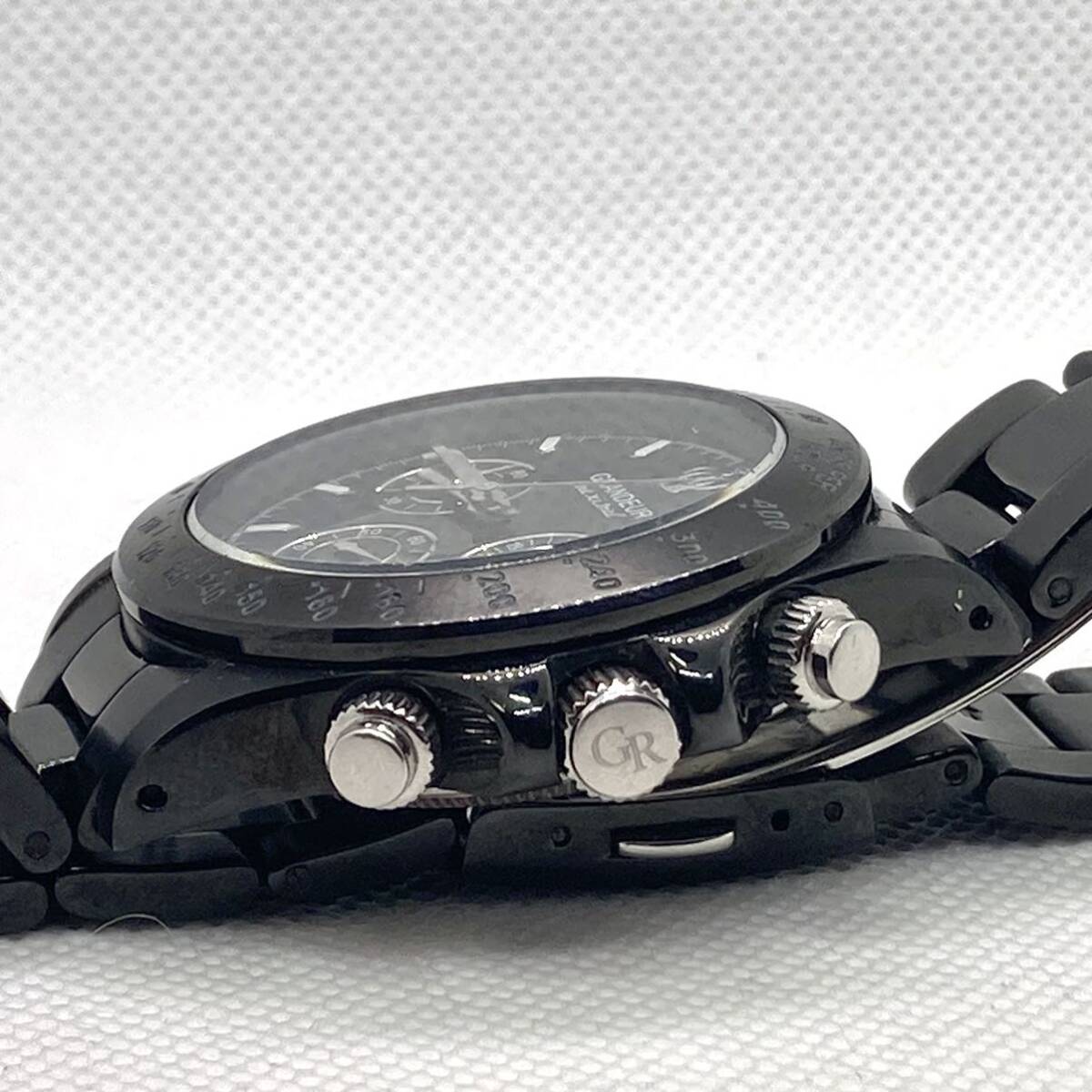 【稼働品】GRANDEUR クォーツ クロノ デイト OSC031 メンズ 時計 グランドール の画像3