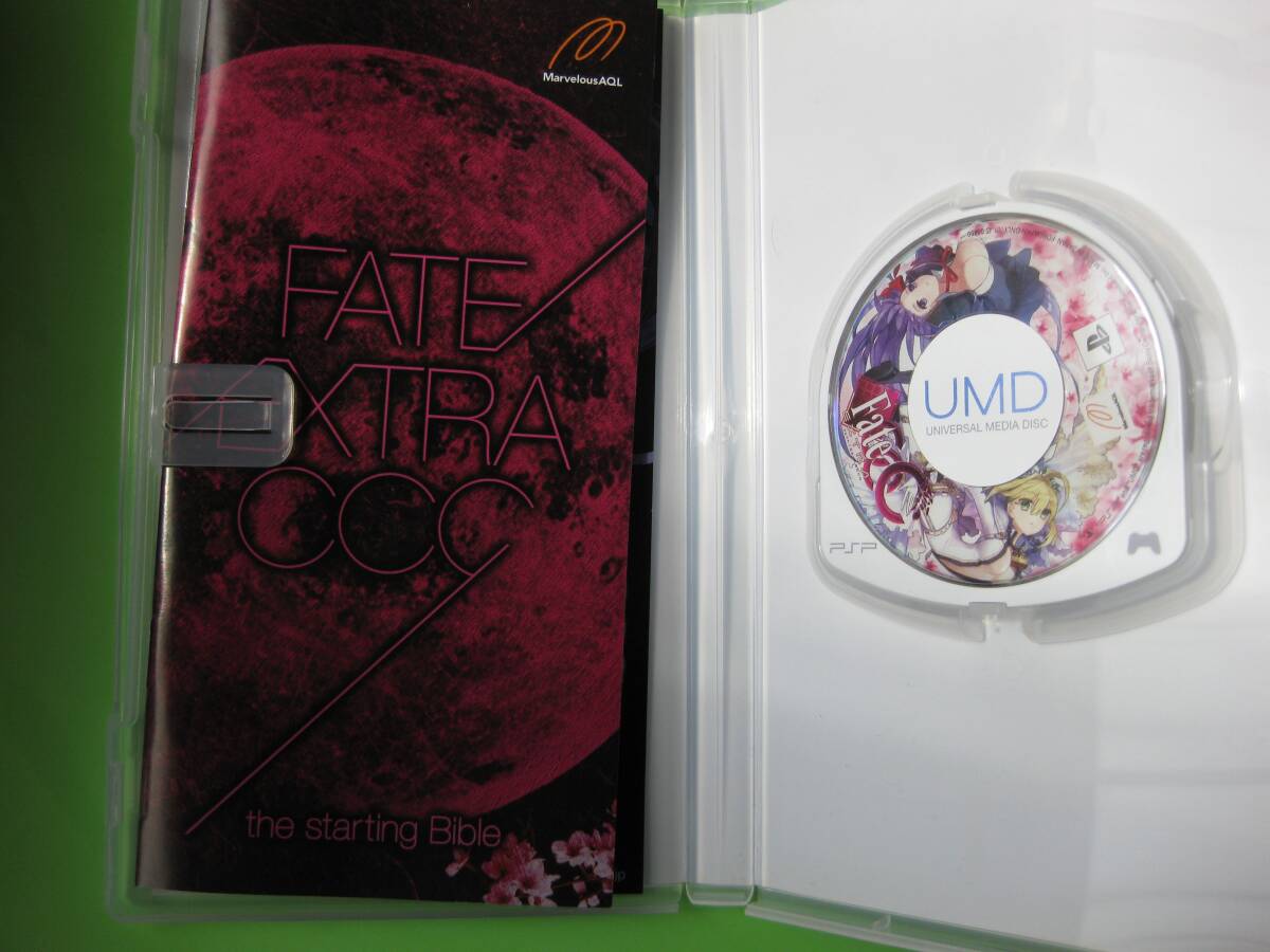 【PSP】 フェイト/エクストラ CCC （Fate/EXTRA CCC） [限定版］ figma 付属　特典 Virgin Bride 付属_画像8