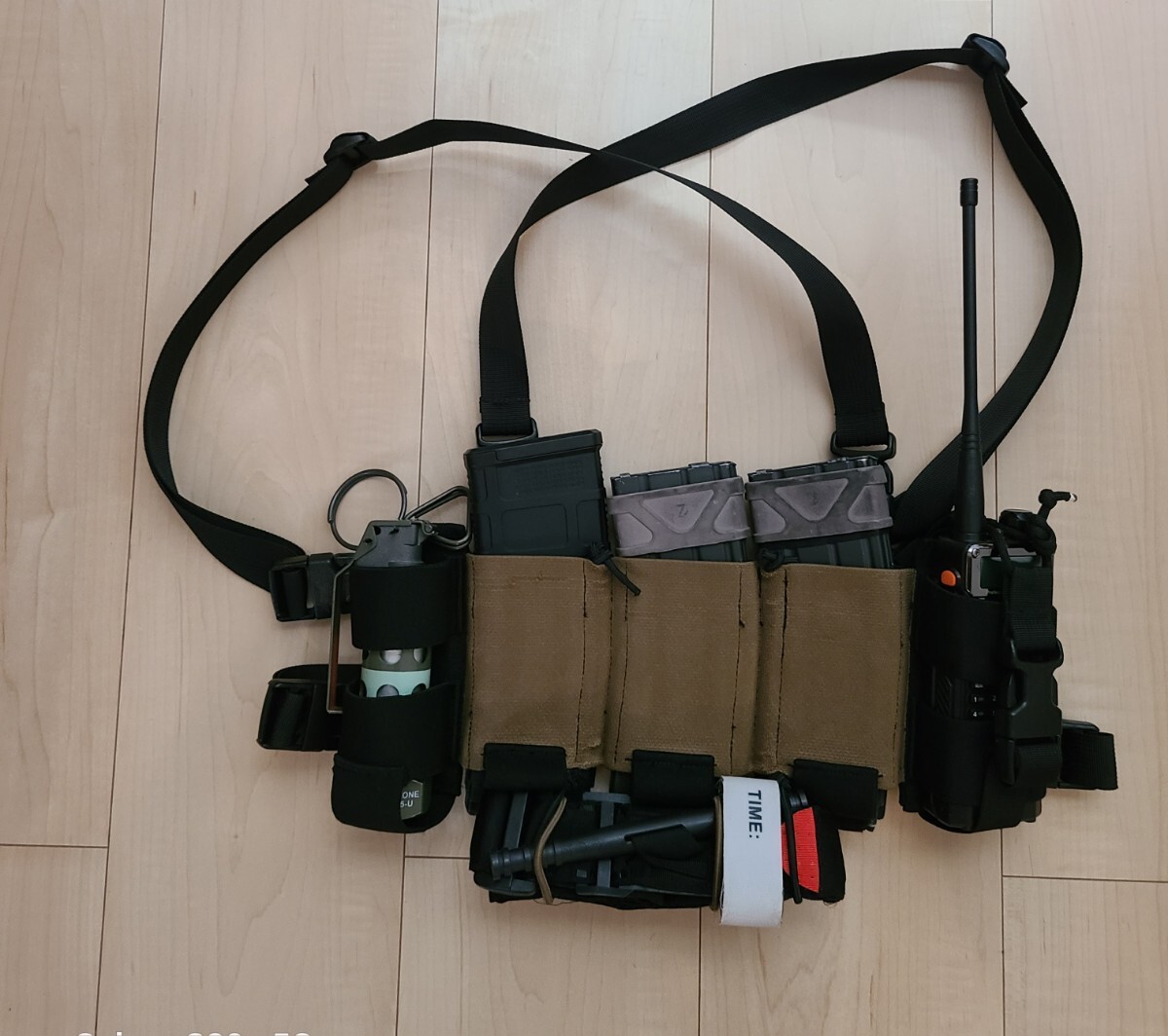 Unobtainium Gear/ Dank Robber Chest Rig/コヨーテブラウン/チェストリグのみの画像1