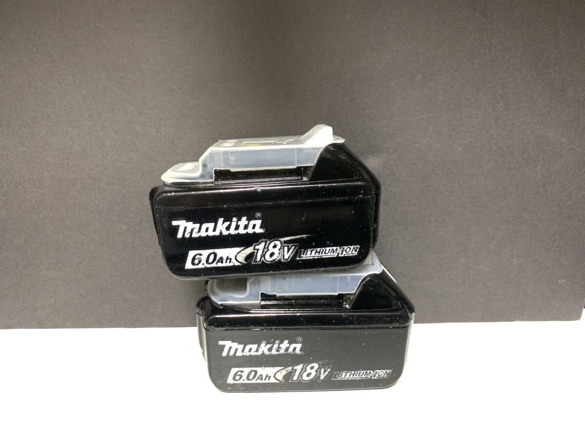 2個 マキタ 動作品 Makita 純正 Li-ion バッテリー BL1860B 6.0Ah 18V 雪マーク # BL1840 BL1850 BL1460 BL1860 BL1460 49 検索ワード 美品の画像1